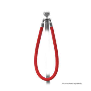 Barrier Rope With Chrome Ends